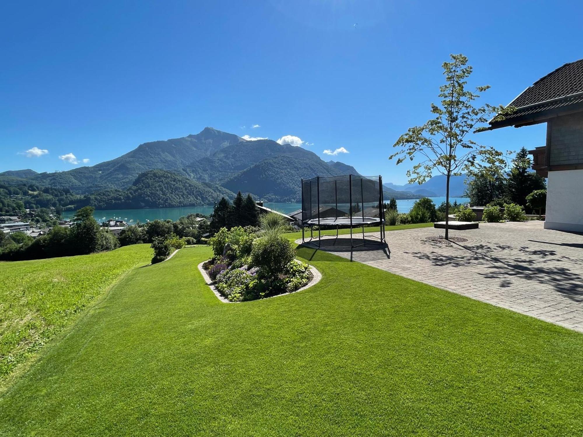 Ferienwohnung Schossleitner - Der Wohlfuehl-Ansitz Am Wolfgangsee Mit Weitblick Sankt Gilgen Eksteriør billede