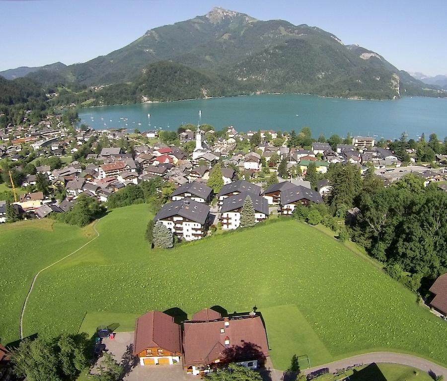 Ferienwohnung Schossleitner - Der Wohlfuehl-Ansitz Am Wolfgangsee Mit Weitblick Sankt Gilgen Eksteriør billede